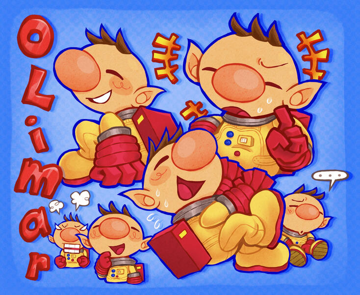 Captain Olimar Collage Captain Olimar Collage